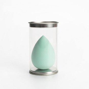 PU美妝蛋-水滴造型-透明塑料盒_0